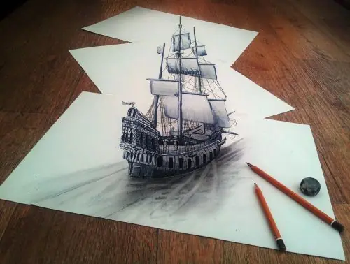 Estos dibujos en perspectiva 3D hiper realistas Son increíb