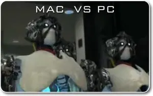 Video Guerra de Transformes: Mac VS PC