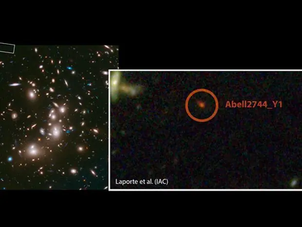 NASA: Abell2744 Y1, la galaxia más lejana del universo