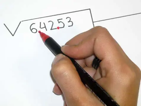 Cómo hacer una raíz cuadrada