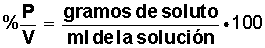 formulas de soluciones