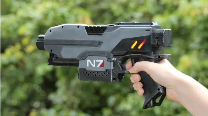 convertir una pistola de juguete en una de Mass Effect