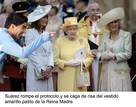 acusan a Suárez de mear la tumba de Lady Di