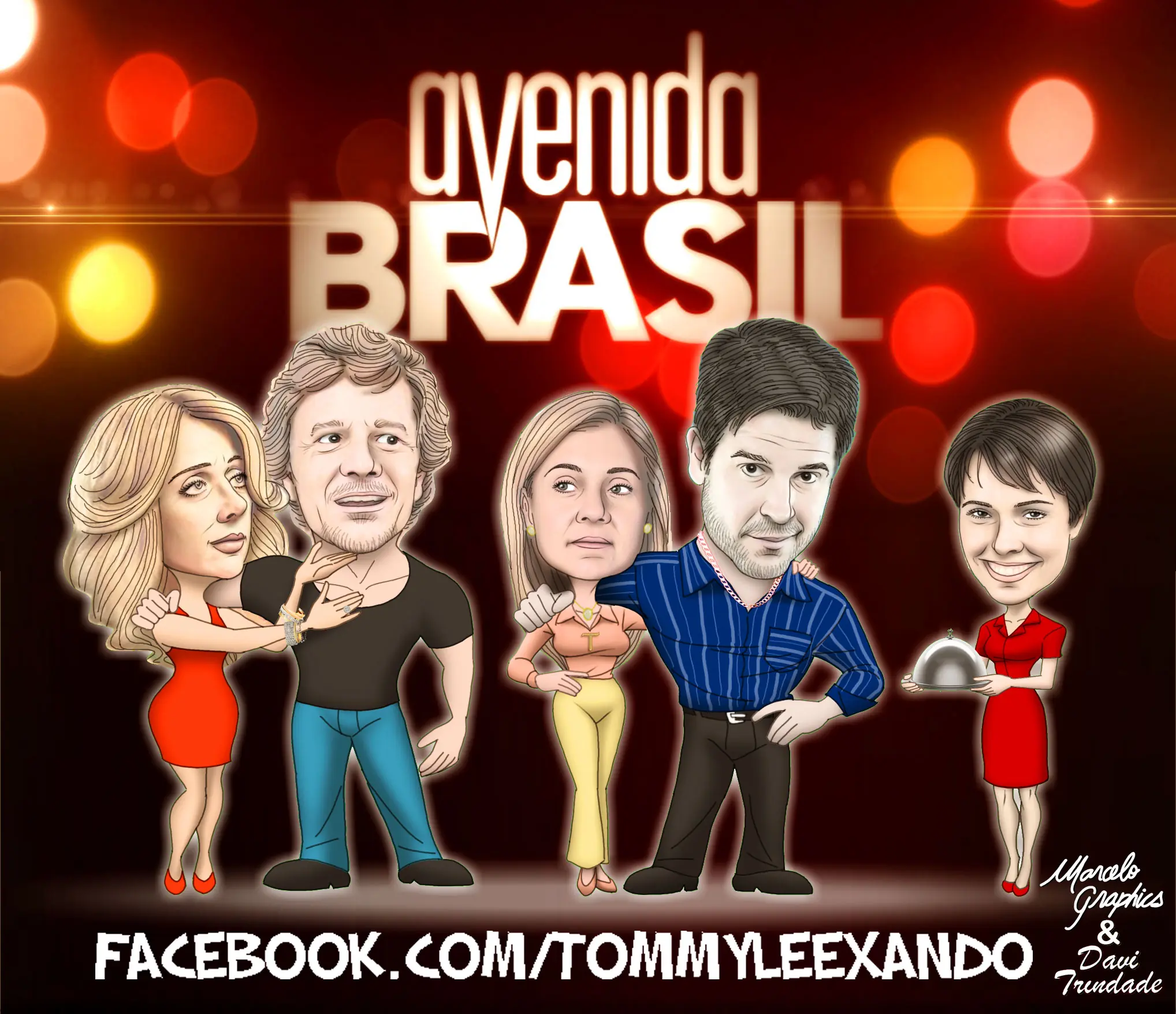 Caricaturas de Avenida Brasil