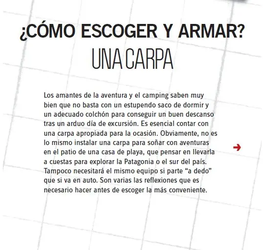 Como elegir y armar una carpa.