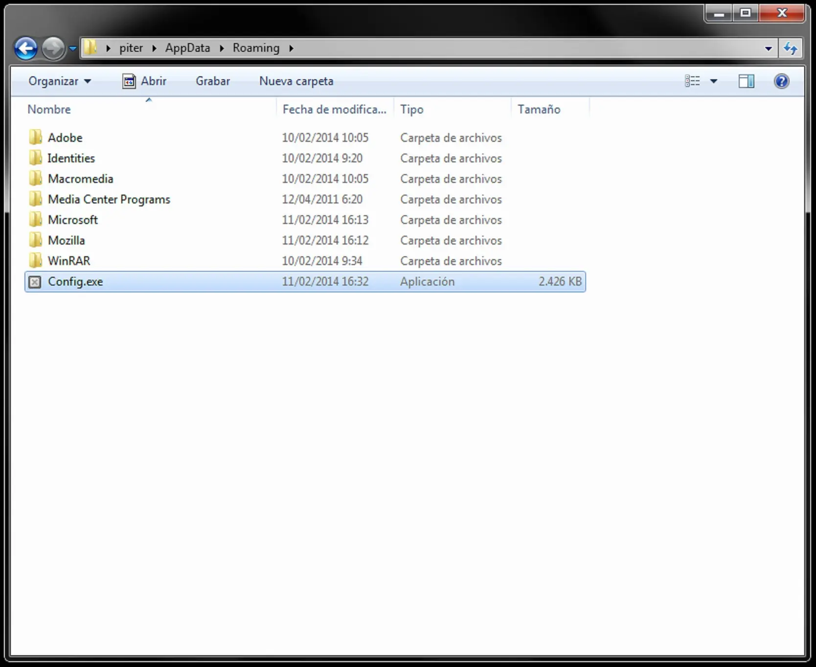 internet configuracion