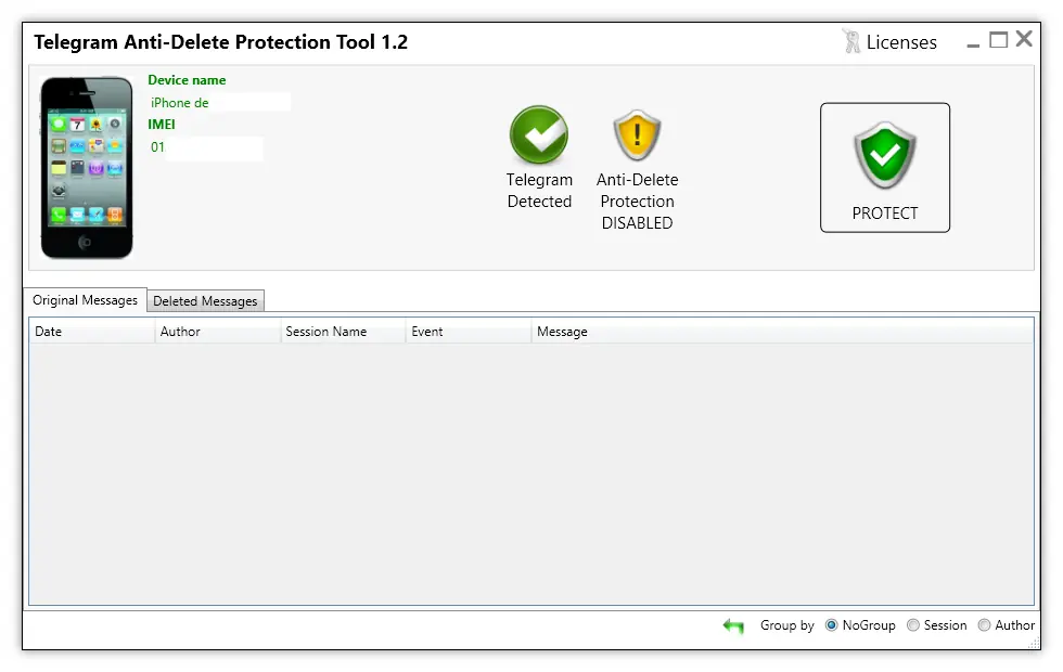 Telegram: Evitar que se borren los mensajes remotamente
