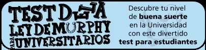 Test de la Ley de Murphy para universitarios