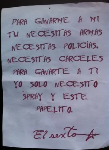Un artista, un guerrero pacífico contra el régimen castris