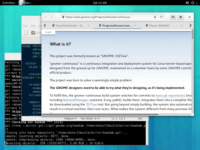 Probando Gnome Continuos (Gnome 3.12)
