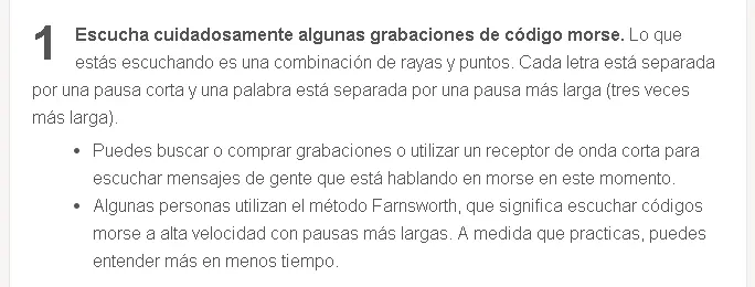 Como aprender código morse [ entrá ]