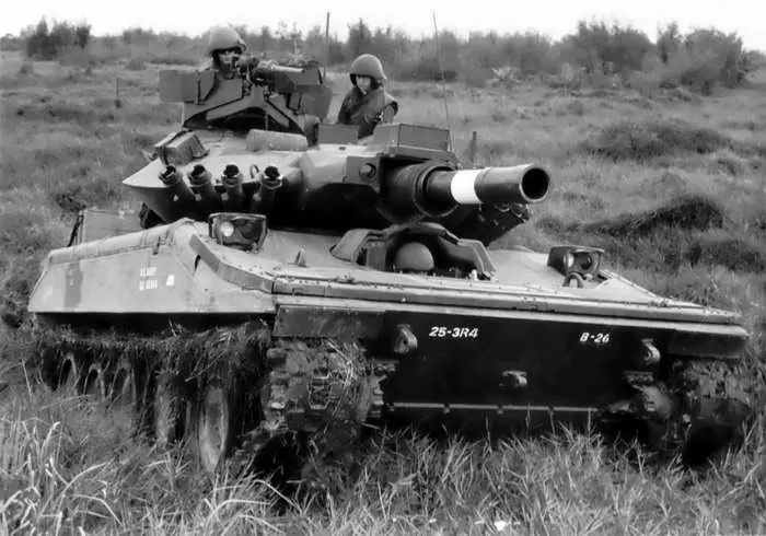 M551, tanques fracasados de la guerra de vietnam