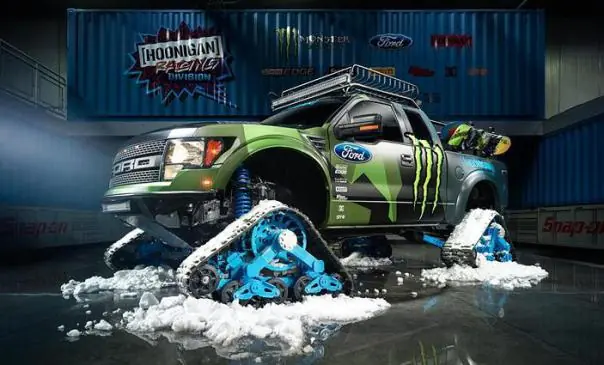 Motonieve Ford F-150 RaptorTrax de Ken Block