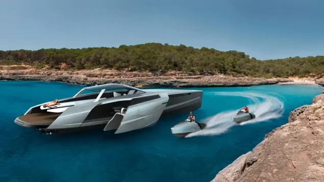 Trimaran, el catamaran futurista de Audi