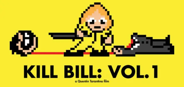 Posters de peliculas en 8 bits