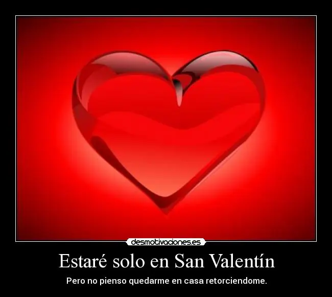 Haber estado SOLO en el Dia del Amor y Amistad