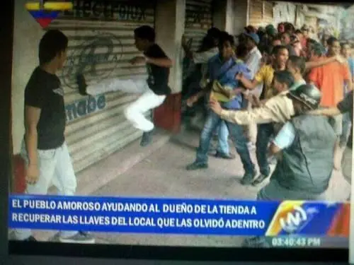 Te hare reir un rato. no todo es malo prostesta Venezuela