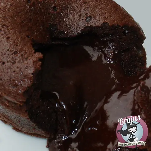 Volcán de chocolate...un postre exquisito y fácil.