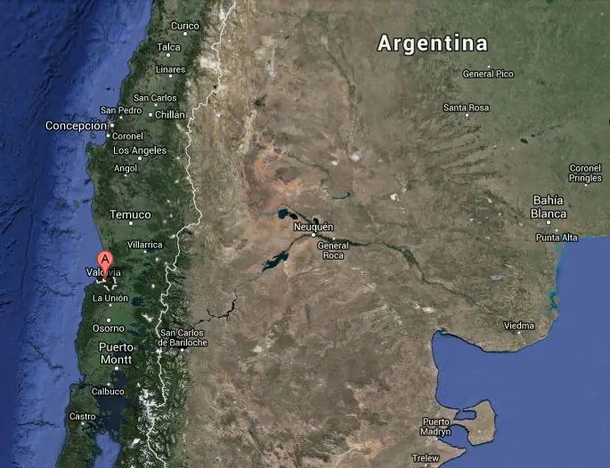 Turismo Chile : Valdivia , Region de los Ríos