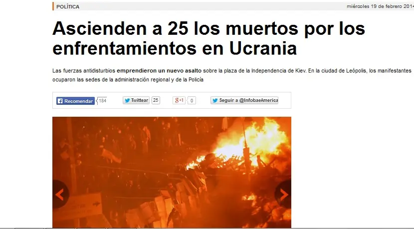 Esto sucede en Ucrania: Censuras y Enfrentamientos