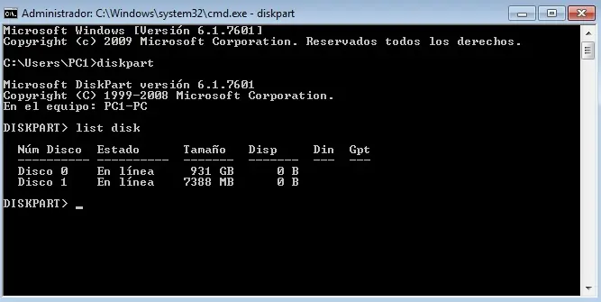 Instalar Windows 7 desde USB (Manual)