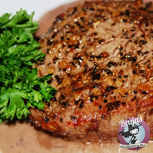 Lomo al cilantro, receta gourmet super facil!