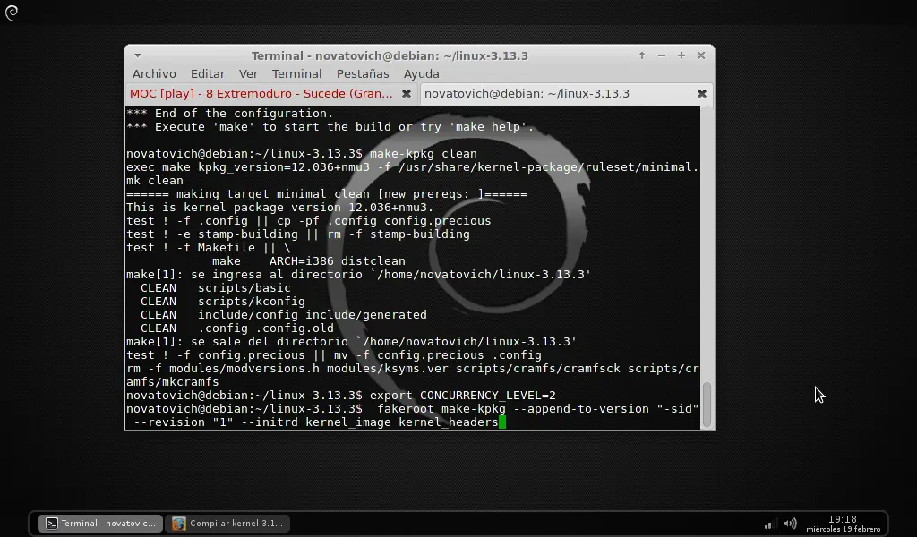 Compilar kernel 3.13.3 Debian,Ubuntu y Derivados