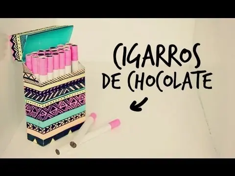 Haz un regalo muy original! :) (cigarros de chocolate )