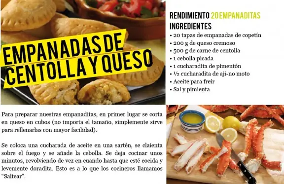 Empanadas de centolla