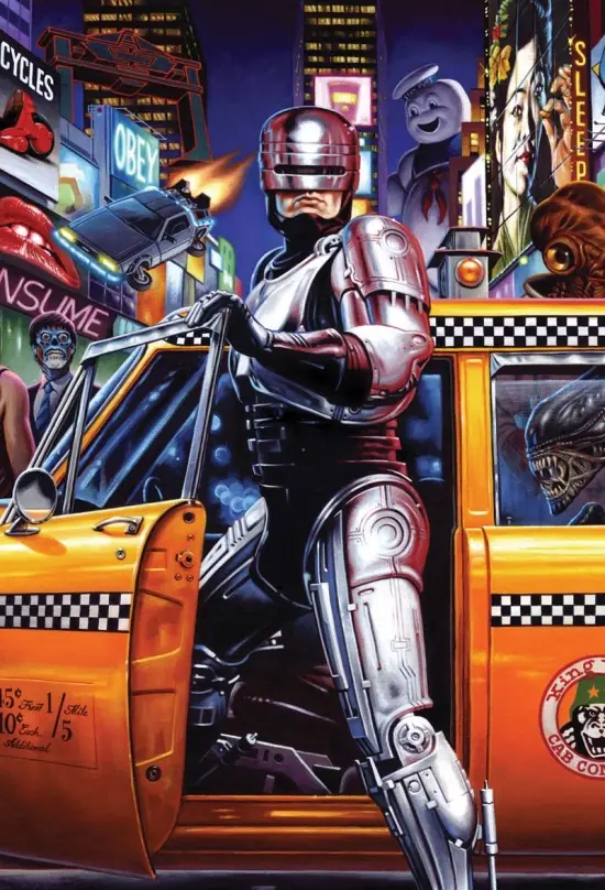 Exhibición de arte inspirada en películas de culto