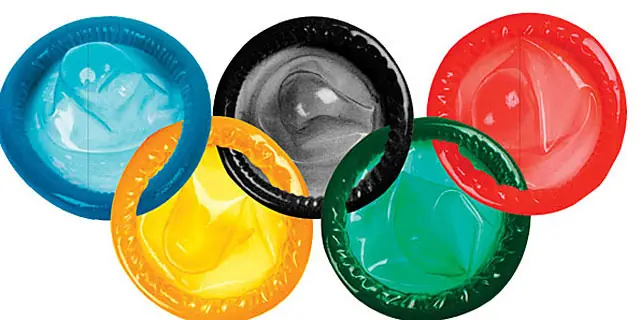 Condones olímpicos.