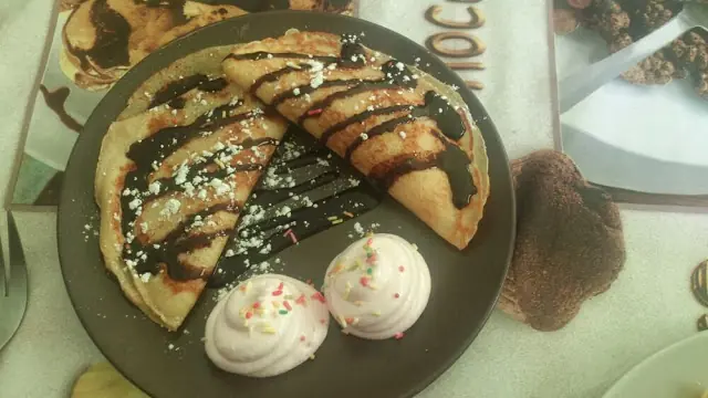Receta de creps rellenos con merengue