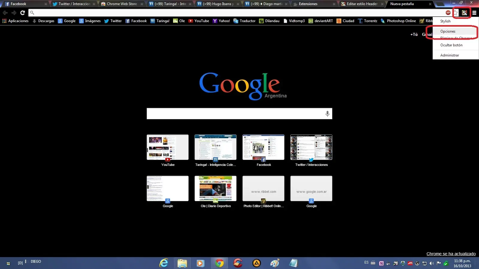 • Header Bostero y mas para tunear Taringa ! + Tutorial