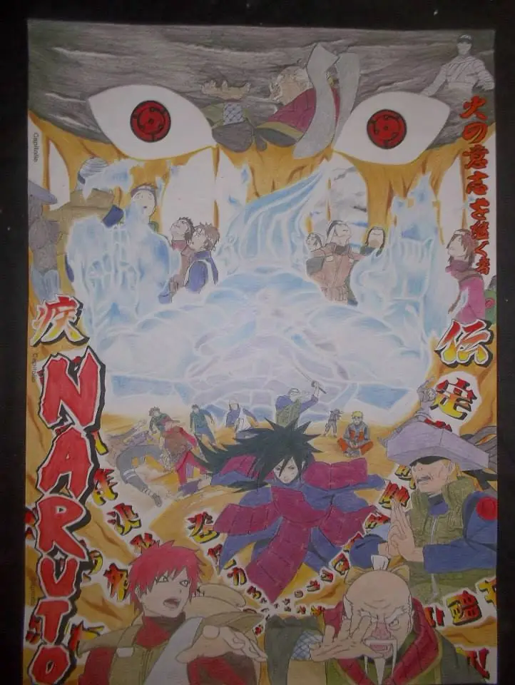 Mi dibujo de naruto shipuden