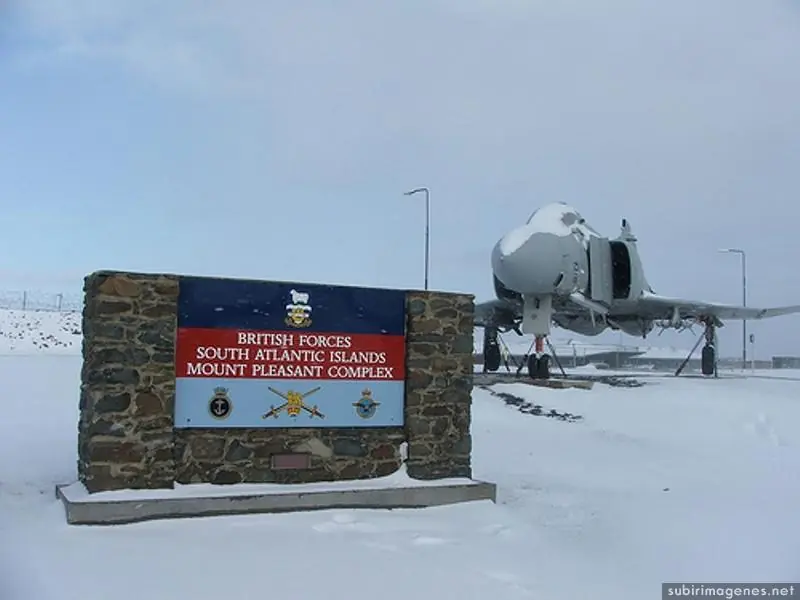 Así es la base militar británica de Malvinas
