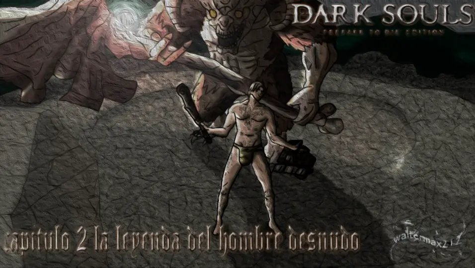 mi dibujo de dark souls
