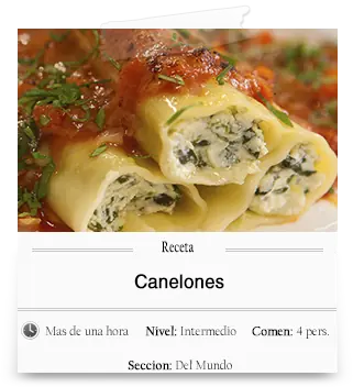 Canelones, receta fácil y exquisita!
