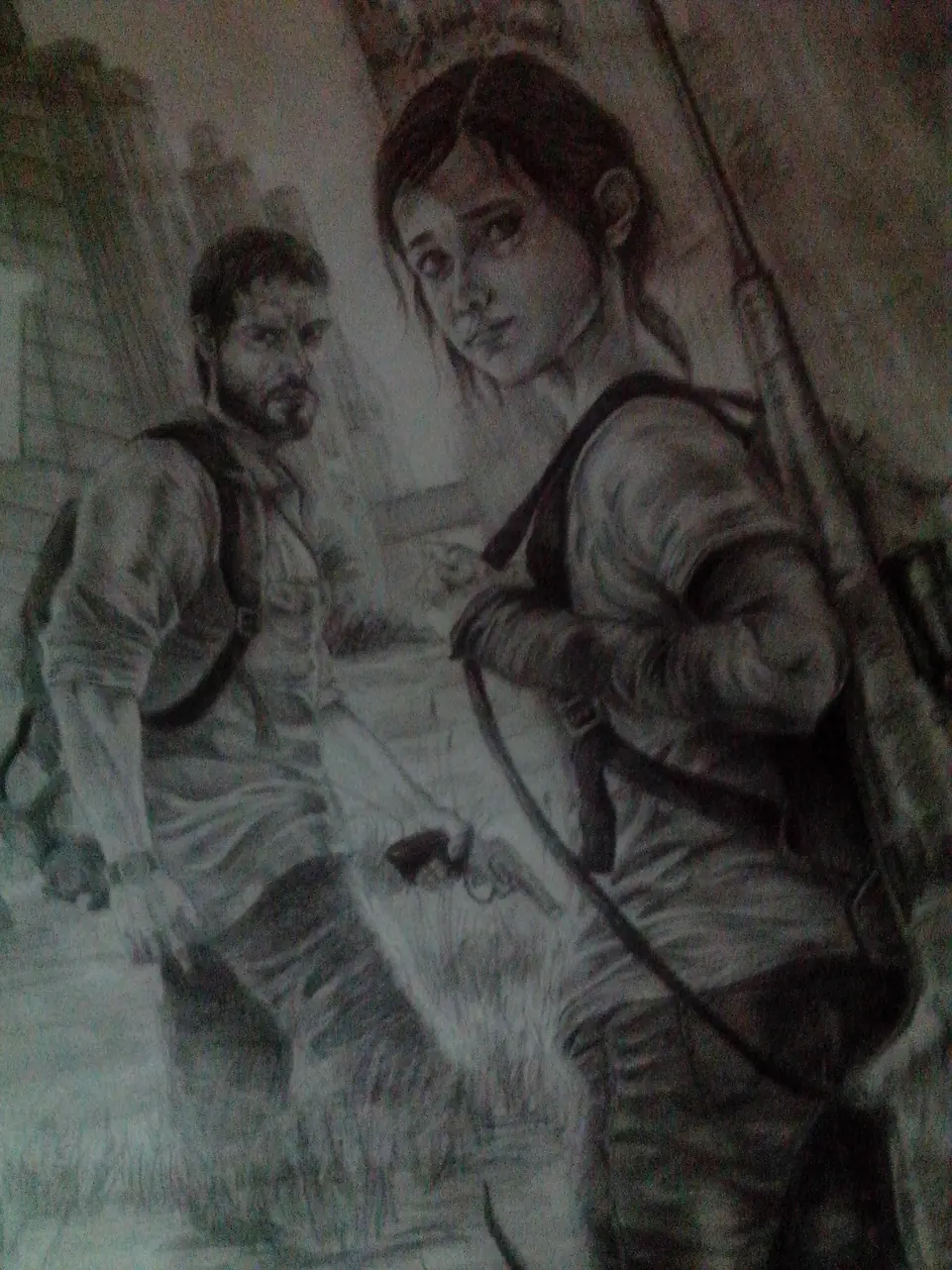 mi dibujo the last of us