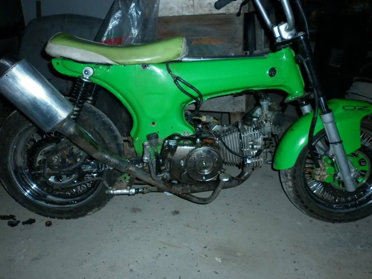 moto dax tuning 110cc llevada a 230cc