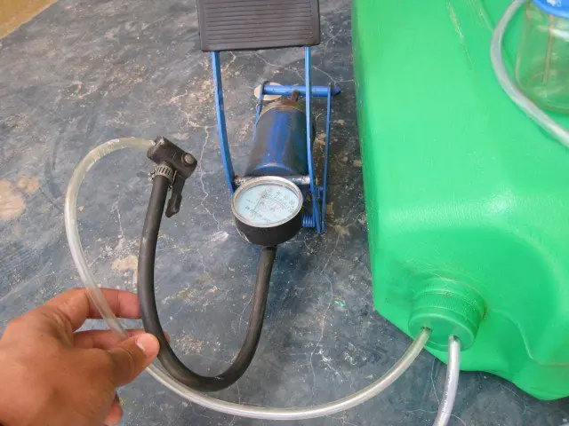 Aerografo y compresor casero