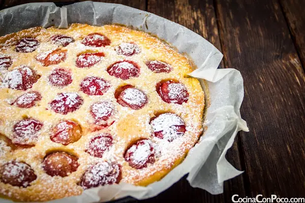 Tarta francesa de ciruelas