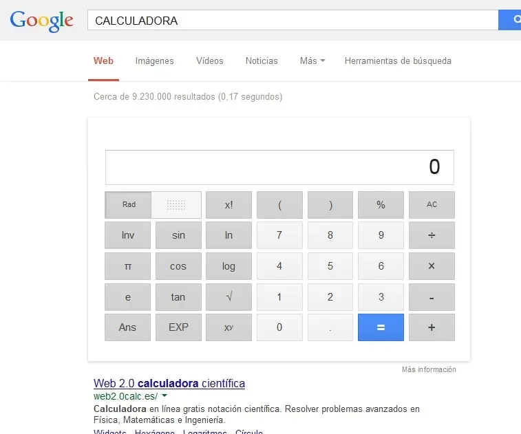 Funciones ocultas de google