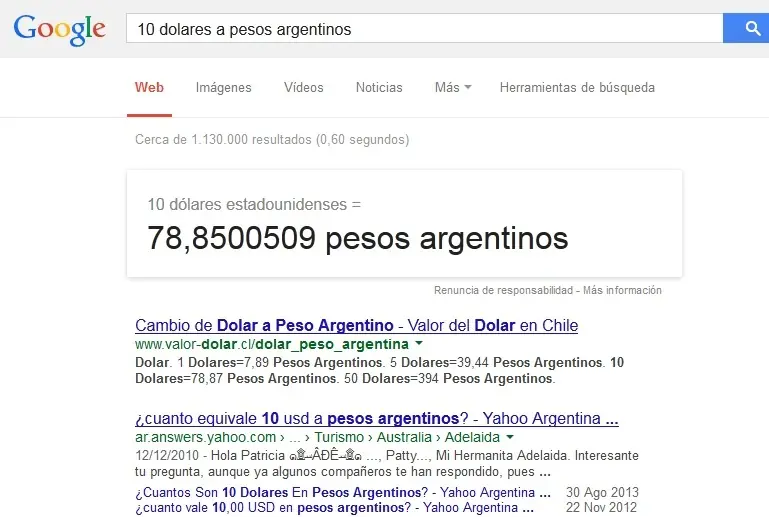 calculadora google