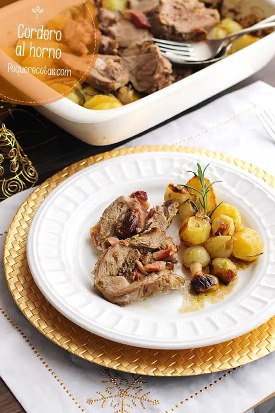 Cordero al horno paso a paso