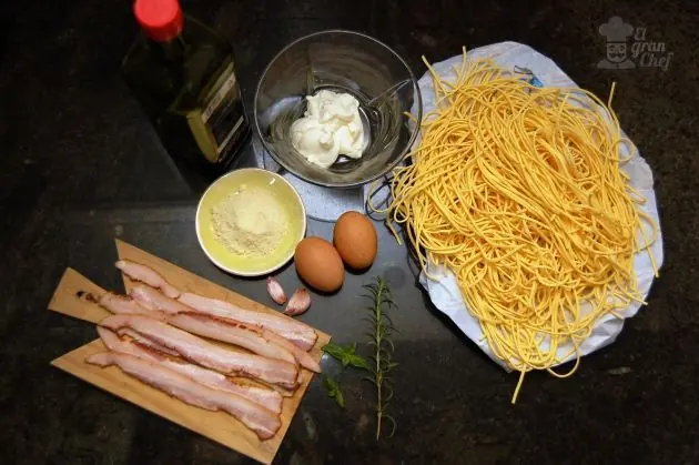 Pastas a la Carbonara