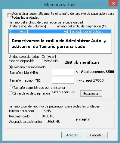 AUMENTAR