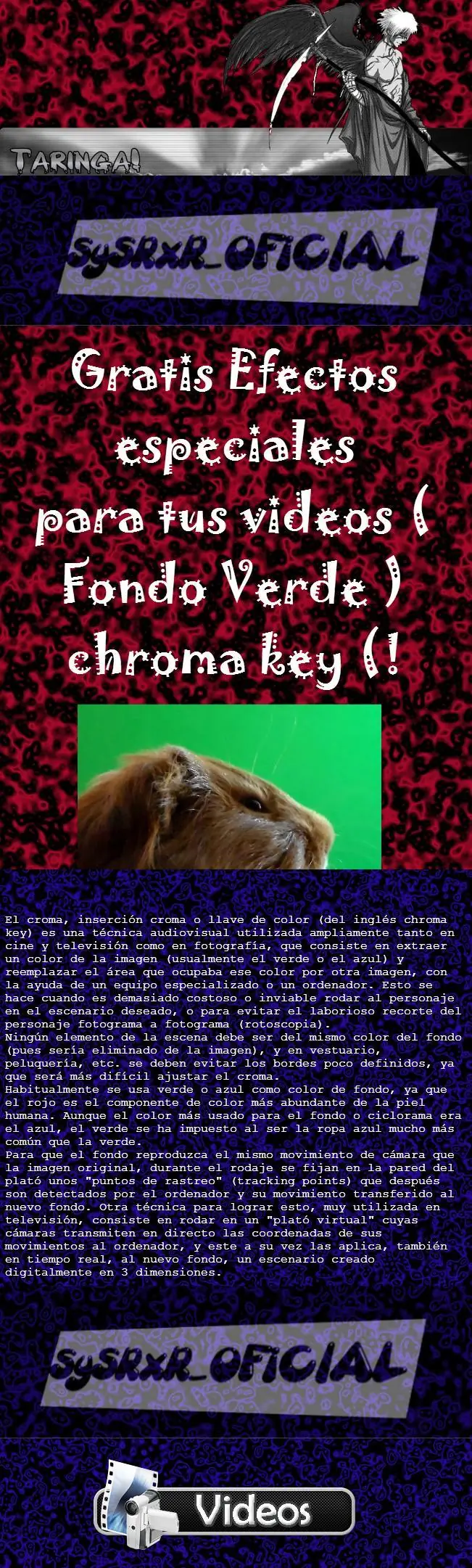 Si buscas chroma key Gratis (! Entra este es tu Post (!