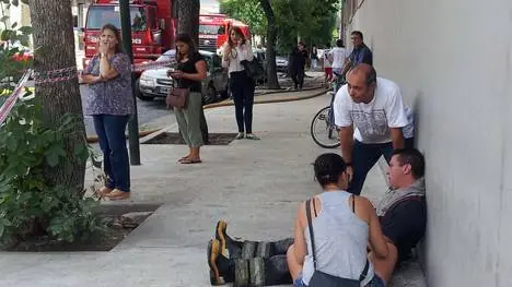 Incendio y derrumbe en Barracas: nueve muertos