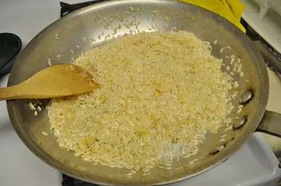 arroz graneado