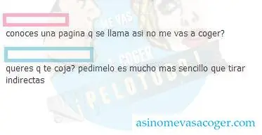 Así no me vas a cog...